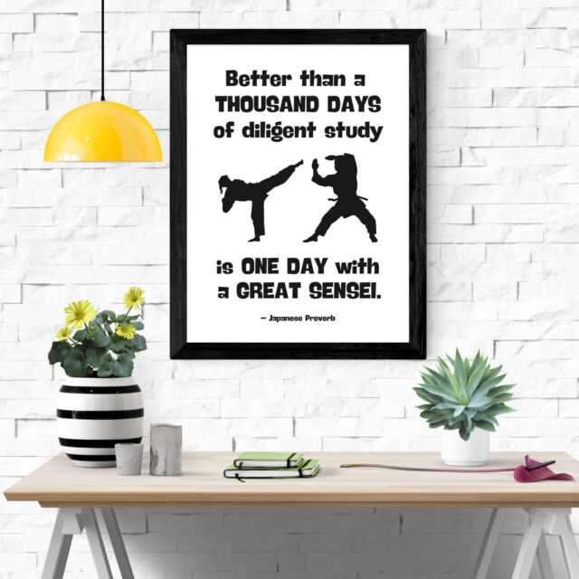 Honor your sensei—and your sensei's sensei—with this martial arts poster!

Now available in five sizes, this is perfect for martial arts enthusiasts looking for inspirational wall decor. It also makes a great sensei appreciation gift. 

Ideal for karate dojos, martial arts studios, and home gyms. Relevant for sensei gifts, dojo events, karate camps, and other martial arts events.

This item is available in my Etsy shop at https://etsy.me/4fGOLa1, but...

It's CHEAPER in my new pop-up shop: https://bpos.printify.me/. 
(Fewer fees=lower prices!)

This design is also newly available on hoodies in several different sizes and colors. Let me know if you'd like to see it on a sweatshirt (sans hood) or tee. 

* These silhouettes were created by my husband, Matthew Bohan of Bohan Art, originally for Holt Dojo, our favorite. 💕😊 #holtdojo 

NOTE: Frame not included, but I could create a custom listing for that if you're interested.

#martialartsposter #karateposter #martialartsdecor #karatedecor #senseigift #dojodecor #inspirationalposter #karate #karatedojo #martialarts #dojo #sensei #karateposter #motivation #inspiration #japaneseproverb
#karategift #martialartsgift #martialarts